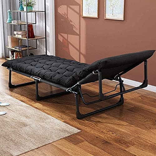 Liegestuhl Sonnenliege Gartenliege Lounge Sessel Klappbare Schwerelosigkeit Chaiselongues Patio Liegestuhl Einzelbett… – Bild 5