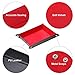 Boao 2 Pieces Dice Holder Dice Rolling Tray PU Leather Folding Tray Velvet for RPG, DND Other Table Games and Storage