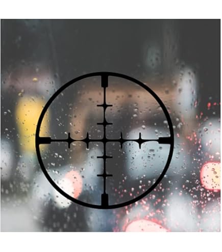 Crosshairs Vinyl Sticker Decal Military Sniper Hunt StyleB - Choose