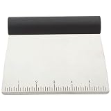KitchenAid All Purpose Stainless Steel Dough Pastry Scraper/Chopper/Cutter with Measurement Scale, 6-Inch