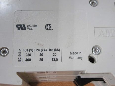 3p 10a 480v Abb S3p K10 Circuit Breaker Tools Home Improvement Electrical Prb Org Af