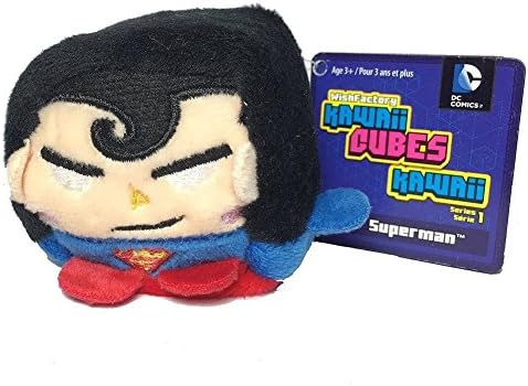 Wish Factory Kawaii Cube DC Comics: Superman Plush, Small