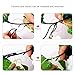 YILIYAJIA 3PCS Artificial Rose Garlands Silk Fake Rose Flowers Green Leaves Vine for Home Hotel Office Wedding Party Garden Craft Art Decor (White Color)