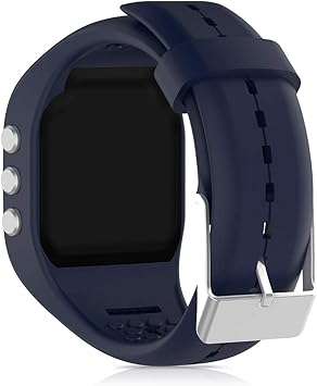 kwmobile Pulsera Compatible con Polar A300 - Brazalete de Silicona en Azul Oscuro sin Fitness Tracker