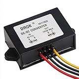 DROK 24W Car Boost Converter DC-DC Waterproof Step Up Voltage Converter 2A Power Supply Regulator Transformer Module 5-11V to 12V for Radio LED Lighting Electric Fan