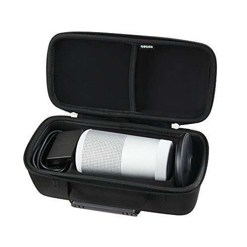 Adada Hard EVA Case Fits Bose SoundLink Revolve Portable Bluetooth 360 Speaker (Triple Black)