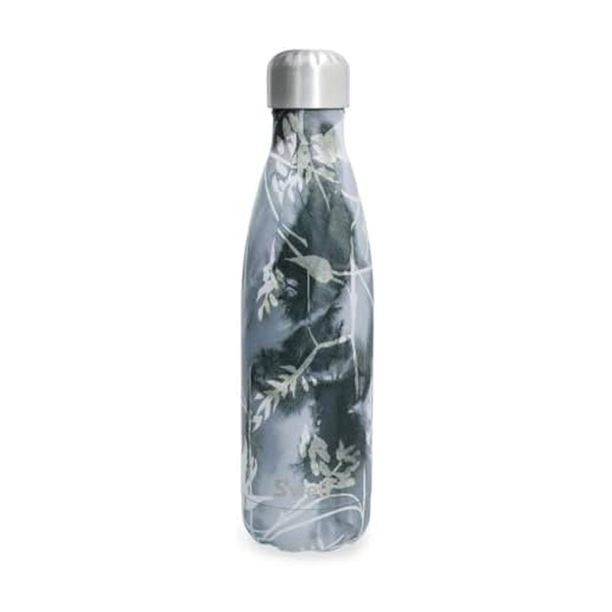 S'well Original Water Bottle, Blue Foliage, 500ml - Vacuum-Insulated Keeps Drinks Cold and Hot - BPA-Free Stainless Steel Hydration for On The Go