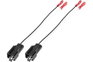 X AUTOHAUX 2pcs Car Speaker Connector Harness Wiring Adapter 72-6512 for Chrysler 300 2007-2016
