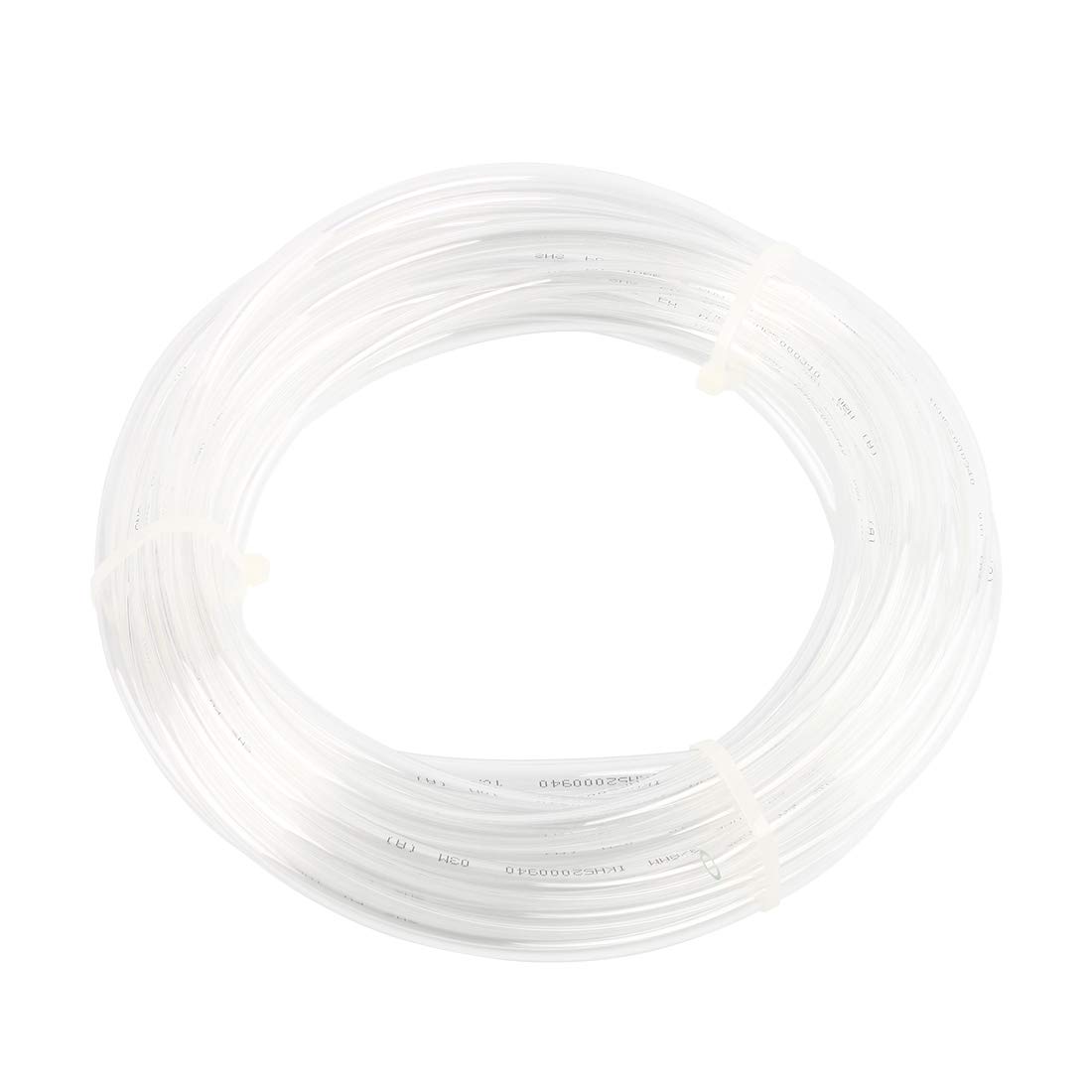 SNS Pneumatic Od 3/8" 10 Meters Transparent PU Pneumatic Air Tubing Pipe Hose for Air line or Fluid Transfer