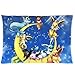 Lovely Pokemon Moon Eevee Custom Design Personalized Pillowcase Pillow Sham Queen Size Pillow Cushion Case Cover Two Sides Printed 20*30 inches Inches