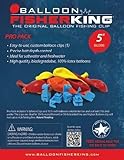 Balloon Fisher King 400 Pro Pack with 5 balloon clips and 10 5 inch balloons