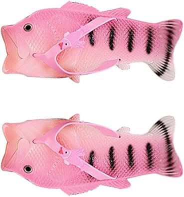 pink fish flops