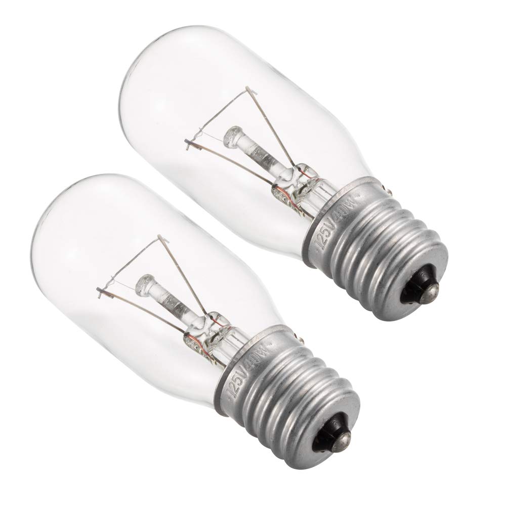 2pcs Microwave Bulb GE WB36X10003125V 40W Incandescent Lamp Bulbs for