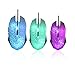 Runsen Rainbow Backlit Gaming Keyboard and Mouse Combo,USB Wired LED Backlit Metal Panel(7 Color Backlit)