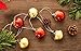 Christmas Tree Ornaments Holiday Lighting, Globe String Light 12 Balls Red Gold, Stylish Decor Gift Box