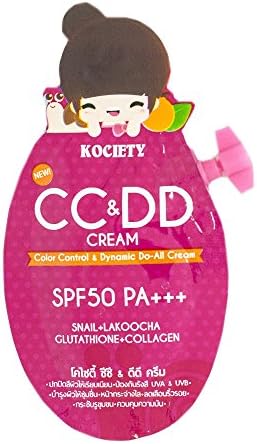 KOCIETY CC&amp;DD Cream Sachet ,Color-Fair/Light (Pack of 6)
