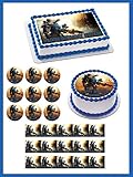 TITANFALL Edible Birthday Cake OR Cupcake Topper
