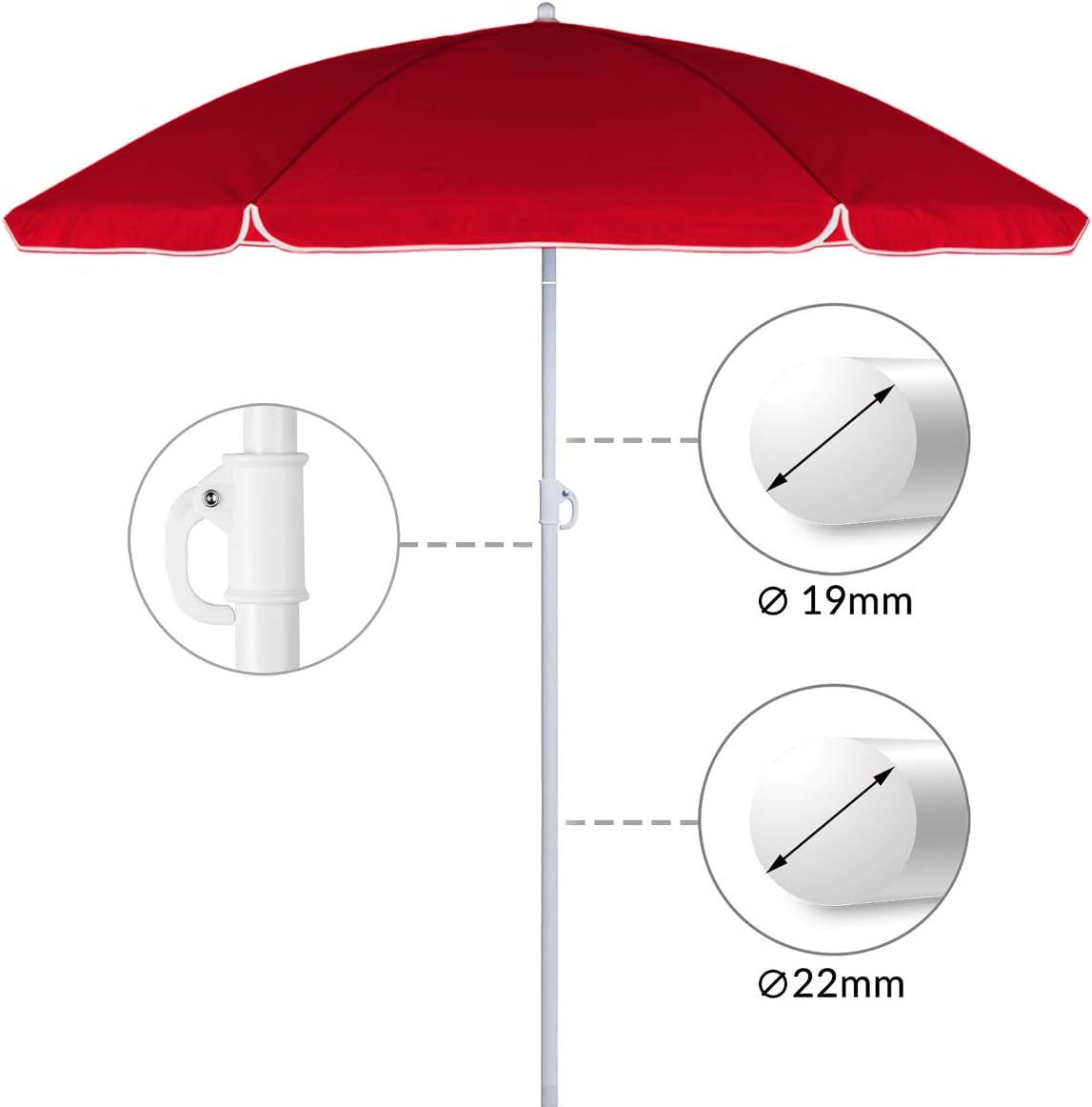 Зонт схема. Диаметр зонта. Диаметр трубы пляжного зонта. Конструкция пляжного зонта. Диаметр ножки пляжного зонта.