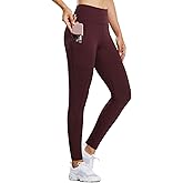 baleaf Women's Fleece Lined Leggings Water Resistant Thermal Winter Warm Tights High Waisted with Pockets Running Gear