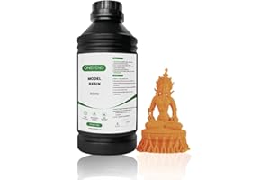 APEXMAKER 3D Printer Resin,Resin 3D Printer 1Kg with Low Odor,High Precision,Quick Curing 3D Resin for 4 8K DLP/LCD 3D Printing (Orange)