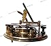MAH Top Grade 5'' Large Perfectly Calibrated Brass Nautical Sundial Compass, Antique Vintage Style Gifts for Anniversary, Timeless Love Gifts for Him & Her, Perfect for Weddings, Father’s Day