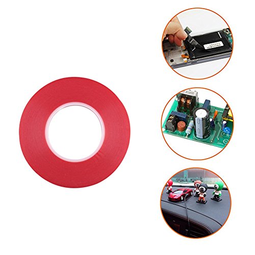 Eachway 3mm Lcd Sticker Double Sided Adhesive Glue Tape Cell Phone Repair Tape for Repair Iphone,Samsung,HTC Mobile Phone Cellphone Touch Screen Digitizer Lcd Screen Display(2 Pack)