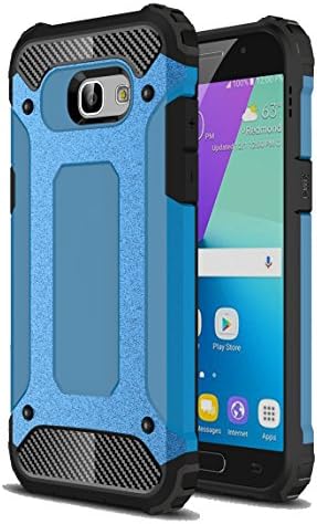 Mibim Samsung Galaxy A5 2017 Case Shock Absorption Hybrid Dual Layer PC &amp; TPU Protective Cover Case for Samsung Galaxy A5 2017 (Blue)
