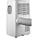 Emerson Quiet Kool 12000 BTU ASHRAE/8000 BTU DOE 115V Portable Air Conditioner with Dehumidifier and Remote Control, AC for Apartment, Bedroom, Medium Rooms up to 450 Sq. Ft. in White