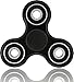 The Anti-Anxiety 360 Spinner Helps Focusing Fidget Toys [3D Figit] Premium Quality EDC Focus Toy for Kids & Adults - Best Stress Reducer Relieves ADHD Anxiety and Boredom Ceramic Cube Bearing (Black)
