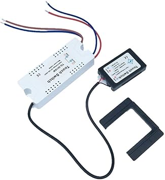 220v on off espejo interruptor tactil aislada para la luz de lampara ahorro de energia led