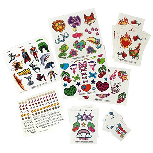 Savvi Mega Value Temporary Tattoos - 625 Tattoos
