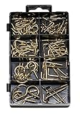 90 Pieces Cup Hooks Assortment Kit, Hook for Cups, Ceiling, Mobiles, Wind Chimes, Lanterns and More, Cup Hook 3/8