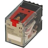 MY4IN 110/120AC (S) | 114050 | OMRON Relay, Plug-in, 5A, 110/120VAC, 14 PIN, 4PDT, LED Indicators, Test Button, Label Facility