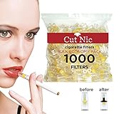 Cut-Nic Disposable Cigarette Filters - Bulk Economy Pack (1000 Per Pack)
