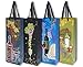 12 Pack Single Bottle Wine Gift Bags - Vineyard Print Theme Wedding Anniversary Birthday, All Occasion Gift Bag for Liquor, Wine, Spirits Bottles