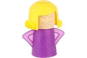 TOPIST Angry Mama Microwave Cleaner Angry Mom Microwave Oven Steam Cleaner With Vinegar and Water for Kitchens, Steamer Cleaning Equipment Easily Cleans the Crud in Minutes (Purple)