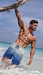 Men's Swim Trunks Quick Dry Hawaiian Board Shorts