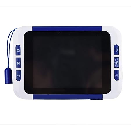 ASHATA Handportable Video Digital Magnifier, 3,5 Zoll TFT LCD Elektronische Lesehilfe Leselupen,Tragbar 32X Zoom Digital Lupe