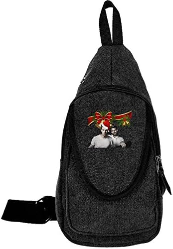 Hans Canvas Chest Pack The Chainsmokers Christmas Sports Shoulder Backpack Casual Bags Black