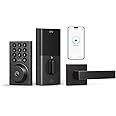 eufy Security Smart Lock C30 with Door Lever, Keyless Entry, Built-in WiFi Deadbolt for Front Door, No Bridge Required, Easy Installation, App Remote Control, Auto Lock