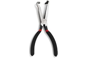 DOMHOAI Electrical Disconnect Pliers 37960, Automotive Connector Disconnect Pliers for Cars, Fuel Line Petrol Clip Pipe, Long Spark Plug Disassembly for Push Tab Electrical Connector