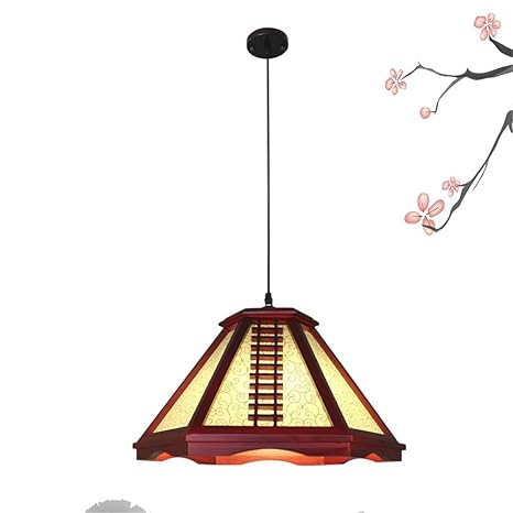 E27 Modern Creative Retractable Wooden Chandeliers Bedroom Bar