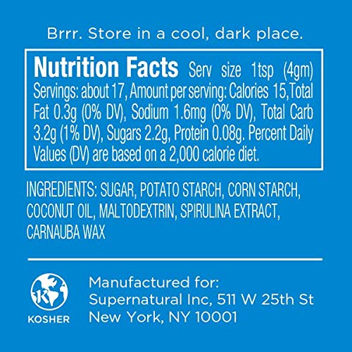 Great Big Blizzard Natural Sprinkles by Supernatural, No Artificial Dyes, Frozen Sprinkles, 3oz