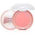 ETUDE Lovely Cookie Blusher - Sweet Coral Candy 4g | Glowing & Natural Powder Blush with Long-Lasting Sebum Control | Easy Application | Korean Makeup, Kbeauty, Perfect for Gift