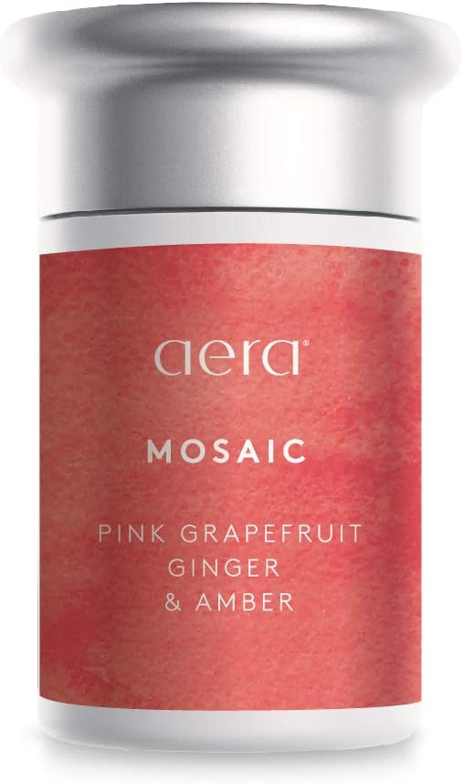 Mosaic Scented Home Fragrance, Hypoallergenic Formula w/Notes of Pink Grapefruit, Ginger, Amber, Florals - Schedule Using App With Aera Smart 2.0 Diffusers - State Of The Art Air Freshener Technology