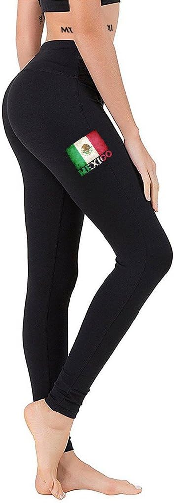Junior's Rasta Flag Chest Black Athletic Workout Leggings