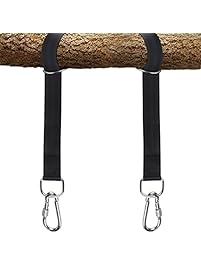 Tree Swing Hanging Straps Kit Holds 2000 lbs,5ft Extra Long Straps Strap with Safer Lock Snap Carabiner Hooks Perfect for Tree Swing & Hammocks, Perfect For Swings,Carry Pouch Easy Fast Installation