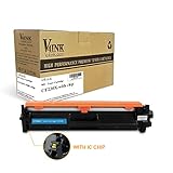 With IC Chip V4INK Compatible Replacement for HP 30X CF230X Toner Cartridge for use in HP LaserJet Pro MFP M227fdw m277fdn, HP LaserJet Pro M203dw m203dn, 1 Pack
