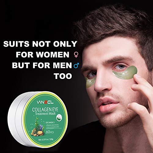 VANECL Under Eye Patches 60 Pairs, Eye Mask with Collagen, Eye