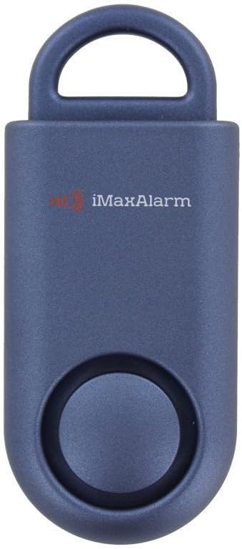 iMaxAlarm SOS Alert Personal Alarm - 130dB Alarm - Safety & Security Emergency Device - Matte Blue